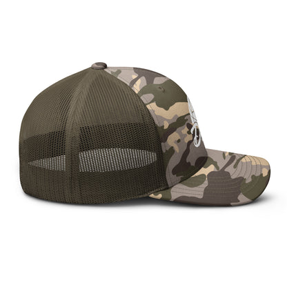 Open Gym Camouflage Trucker Hat