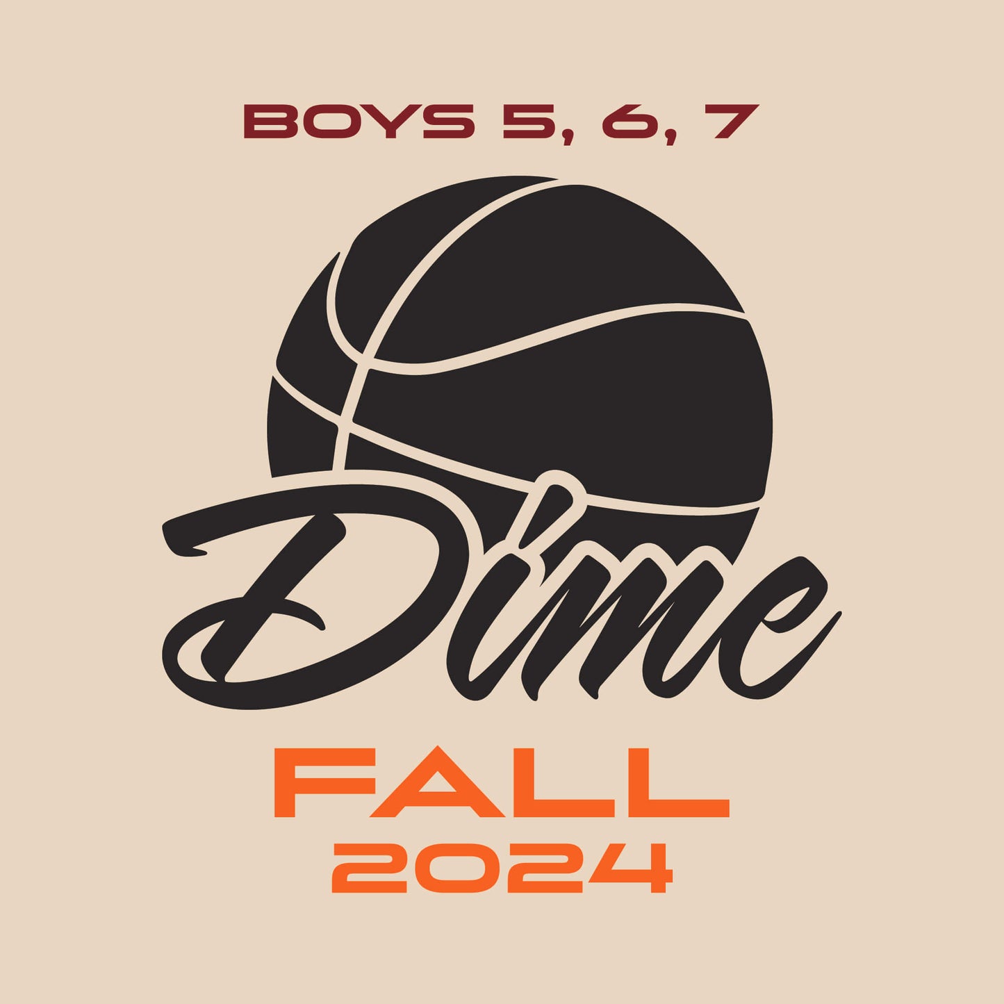 Dime Basketball - Fall Season 2024 - Boys Grades 5, 6, and 7